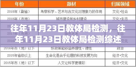 往年11月23日教体局检测回顾与展望，洞察要点，综述发展，展望未来趋势