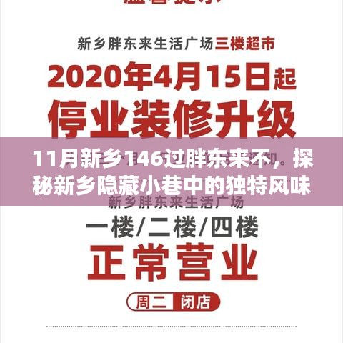 探秘新乡隐藏小巷中的美食——过胖东来，11月新乡146是否路过？