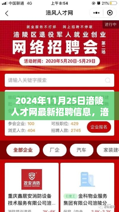 涪陵人才网最新招聘信息发布，重点岗位解析（2024年11月25日）