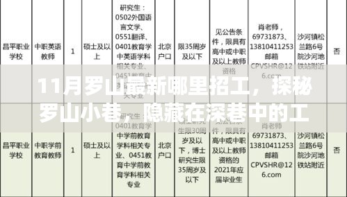 探秘罗山深巷工作宝藏，十一月最新招工信息解密