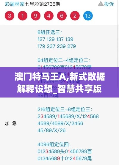 澳门特马王A,新式数据解释设想_智慧共享版BMT8.31