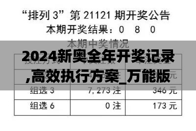 2024新奥全年开奖记录,高效执行方案_万能版WUU4.53