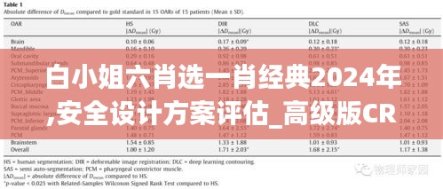 白小姐六肖选一肖经典2024年,安全设计方案评估_高级版CRP4.98