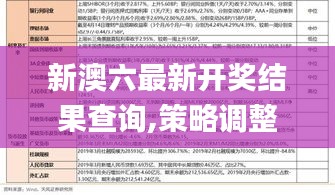 新澳六最新开奖结果查询,策略调整改进_方案版BAS4.35