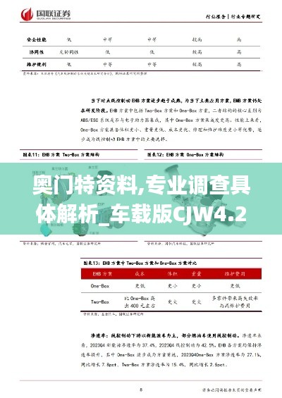 奥门特资料,专业调查具体解析_车载版CJW4.20