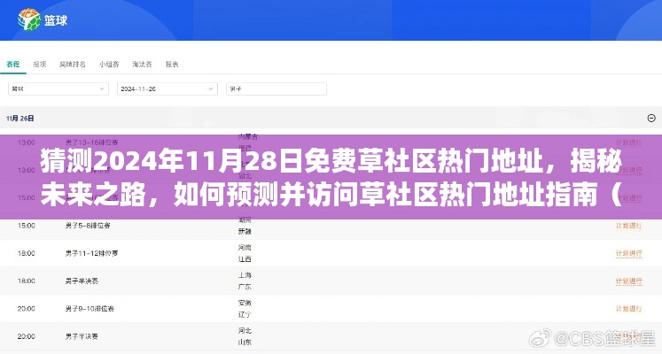揭秘未来之路，预测并访问草社区热门地址指南（初学者与进阶用户适用）