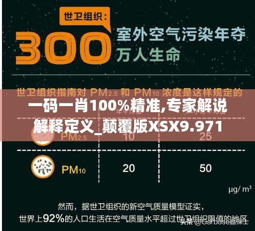 一码一肖100%精准,专家解说解释定义_颠覆版XSX9.971