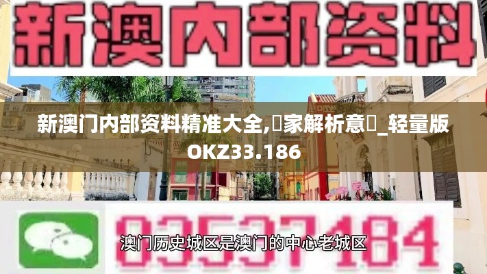 新澳门内部资料精准大全,專家解析意見_轻量版OKZ33.186