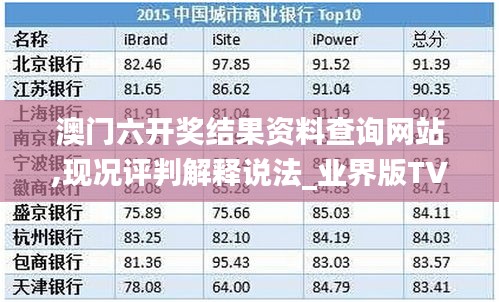 澳门六开奖结果资料查询网站,现况评判解释说法_业界版TVP21.898