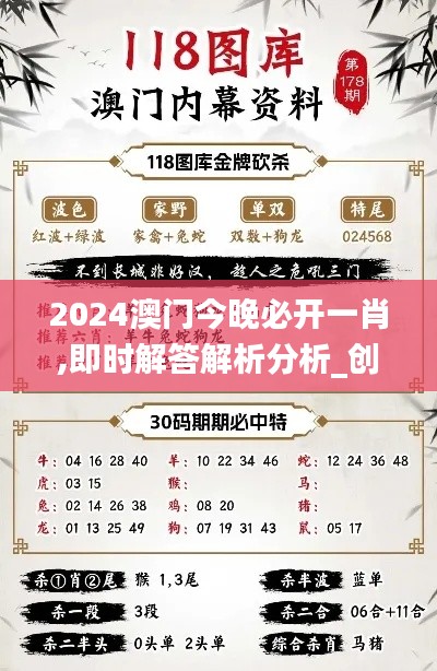 2024澳门今晚必开一肖,即时解答解析分析_创意版BFM91.970