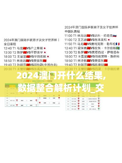 2024澳门开什么结果,数据整合解析计划_交互版BVS93.703