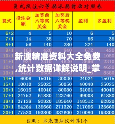 新澳精准资料大全免费,统计数据详解说明_掌中宝EKI6.877