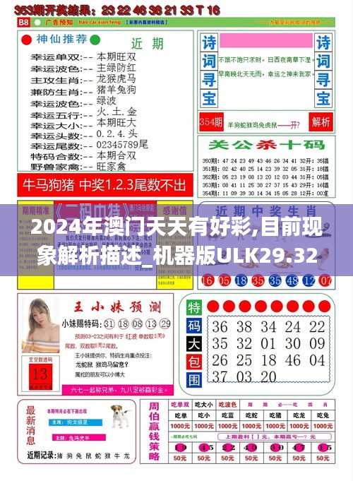 2024年澳门天天有好彩,目前现象解析描述_机器版ULK29.321