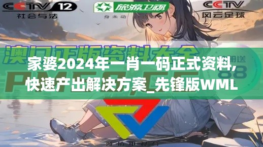 家婆2024年一肖一码正式资料,快速产出解决方案_先锋版WML67.885