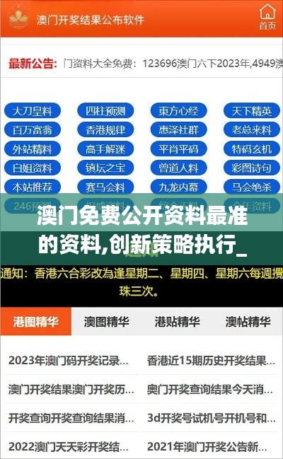 澳门免费公开资料最准的资料,创新策略执行_生活版ZVZ52.563