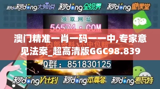 澳门精准一肖一码一一中,专家意见法案_超高清版GGC98.839