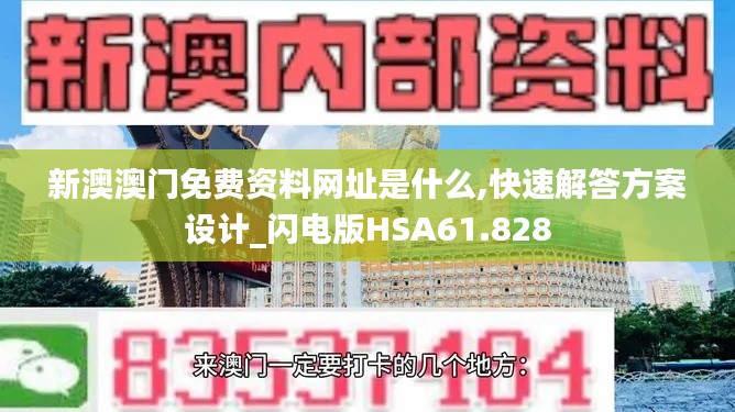 新澳澳门免费资料网址是什么,快速解答方案设计_闪电版HSA61.828