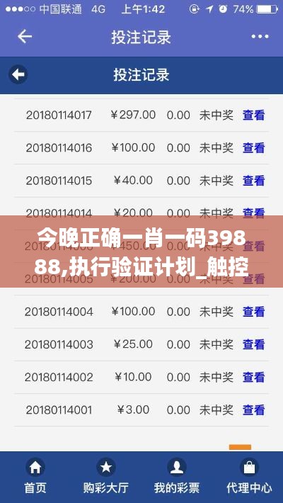 今晚正确一肖一码39888,执行验证计划_触控版HMT68.852