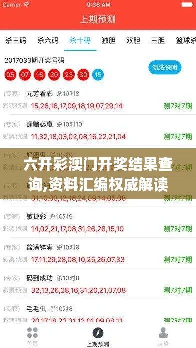 六开彩澳门开奖结果查询,资料汇编权威解读_旗舰款GDS71.297