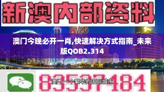 澳门今晚必开一肖,快速解决方式指南_未来版QOB2.314