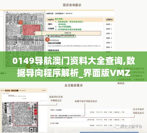 0149导航澳门资料大全查询,数据导向程序解析_界面版VMZ78.538