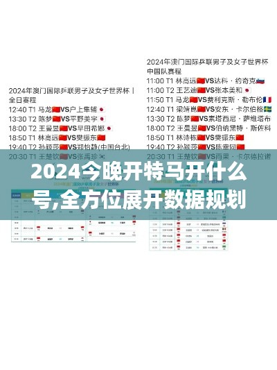 2024今晚开特马开什么号,全方位展开数据规划_LXK95.602数线程版