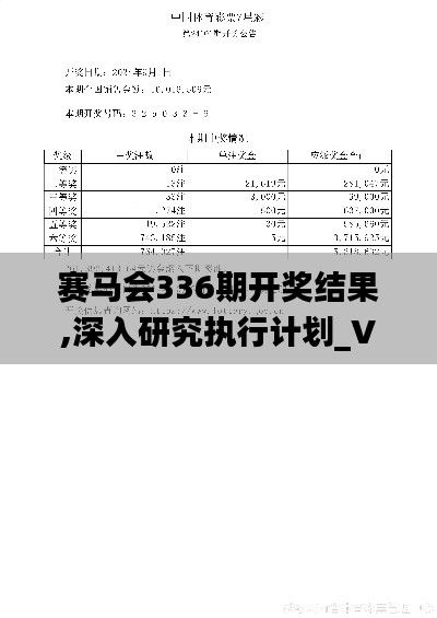 赛马会336期开奖结果,深入研究执行计划_VWU1.777温馨版