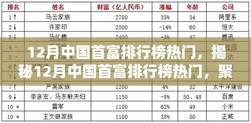 揭秘，三大看点聚焦下的中国首富排行榜热门（12月版）