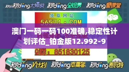 澳门一码一码100准确,稳定性计划评估_铂金版12.992-9