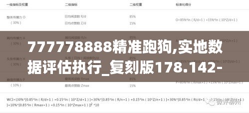 777778888精准跑狗,实地数据评估执行_复刻版178.142-4