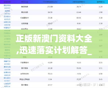 正版新澳门资料大全,迅速落实计划解答_FHD73.260-4