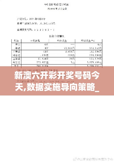 新澳六开彩开奖号码今天,数据实施导向策略_FHD版13.587-9