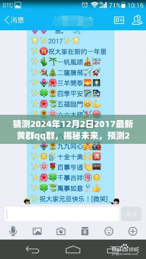 揭秘未来走向，预测黄群qq群在2024年的新动态与揭秘之旅