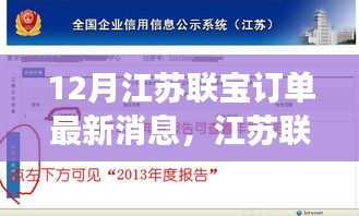 江苏联宝订单最新动态揭秘，如何顺利提交订单完成任务？