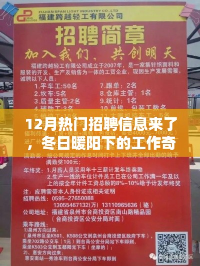 冬日暖阳下的职场奇遇，最新招聘信息与友情共舞的新工作篇章