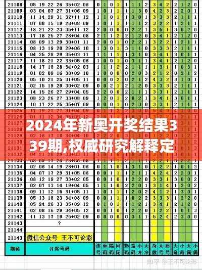 2024年新奥开奖结果339期,权威研究解释定义_DP45.698-4