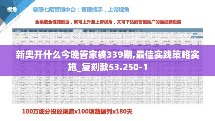 新奥开什么今晚管家婆339期,最佳实践策略实施_复刻款53.250-1