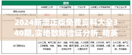 2024新澳正版免费资料大全340期,实地数据验证分析_精英款3.234-3