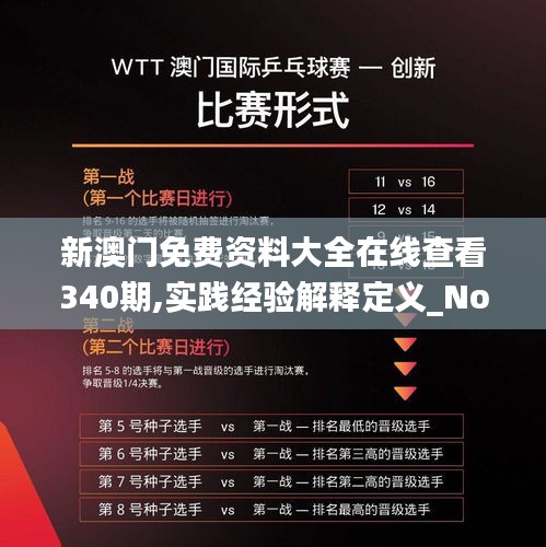 新澳门免费资料大全在线查看340期,实践经验解释定义_Notebook2.119