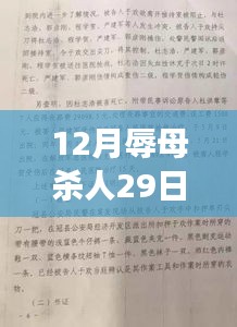 12月辱母杀人案最新进展，自然之旅助力内心和谐重建