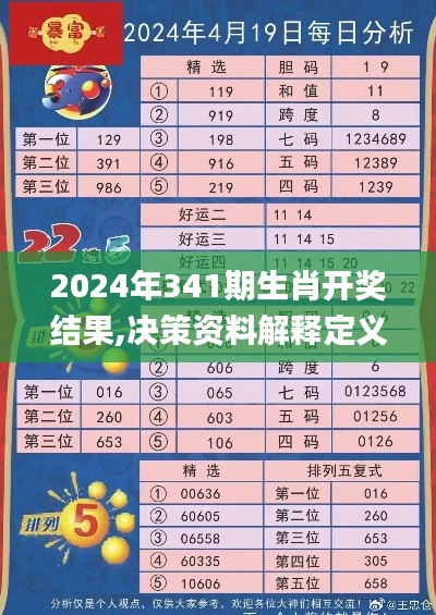 2024年341期生肖开奖结果,决策资料解释定义_kit3.772