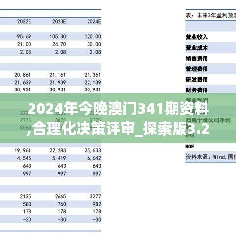 2024年今晚澳门341期资料,合理化决策评审_探索版3.267