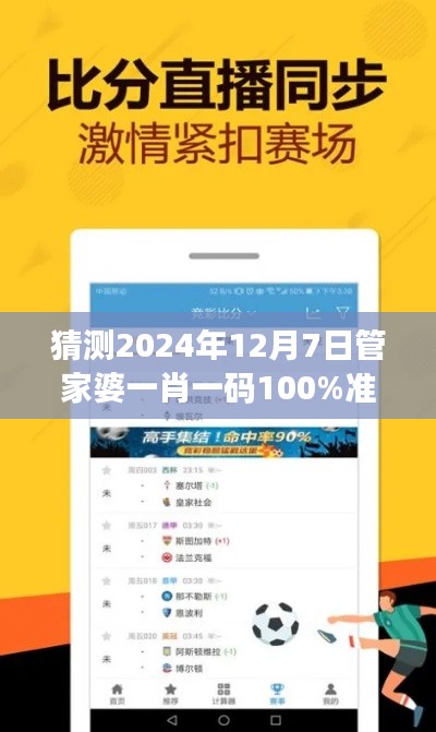 猜测2024年12月7日管家婆一肖一码100%准资料大全