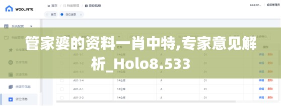 管家婆的资料一肖中特,专家意见解析_Holo8.533