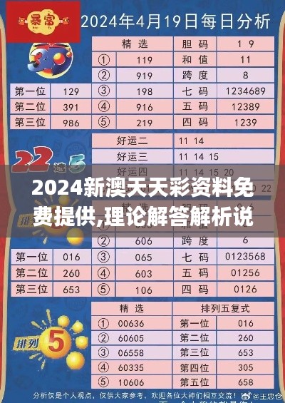 2024新澳天天彩资料免费提供,理论解答解析说明_苹果版2.348