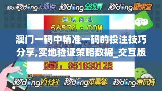 澳门一码中精准一码的投注技巧分享,实地验证策略数据_交互版14.637