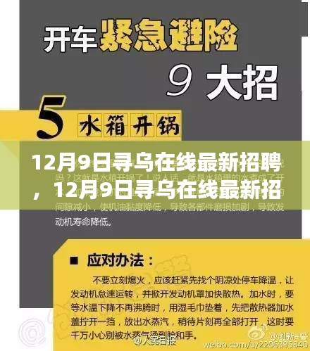 12月9日寻乌在线最新招聘，变化与成长同行，学习与自信并行