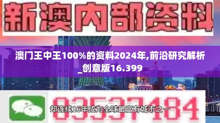 澳门王中王100%的资料2024年,前沿研究解析_创意版16.399