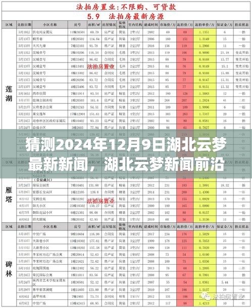 湖北云梦新闻预测，揭秘2024年12月9日的崭新篇章