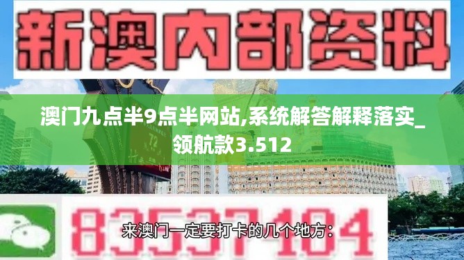 澳门九点半9点半网站,系统解答解释落实_领航款3.512